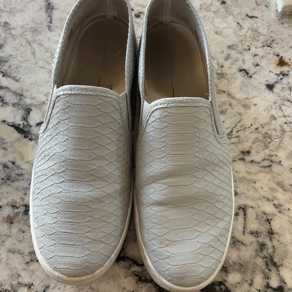 Used Snakeskin Sneakers. Size 7